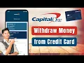 How to Wit raw Money From Capital One Credit Card
