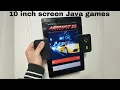 10 inch screen Java gaming console