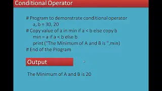 Chapter 5 Python - Variables and Operators