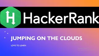 Jumping on the clouds hackerrank solution in Java
