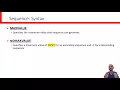 Sequence Syntax
