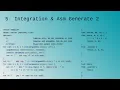 Compiler Development 5 Integration and Asm Generate 2