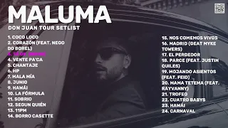 Maluma Don Juan Tour Setlist 2023 (Conciertos 2023)