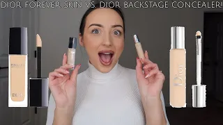 Dior Forever Skin Correct Full Coverage Concealer vs Dior Backstage Concealer