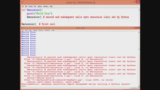 RECURSION USING PYTHON PART 1 For CBSE XII Class Computer Science