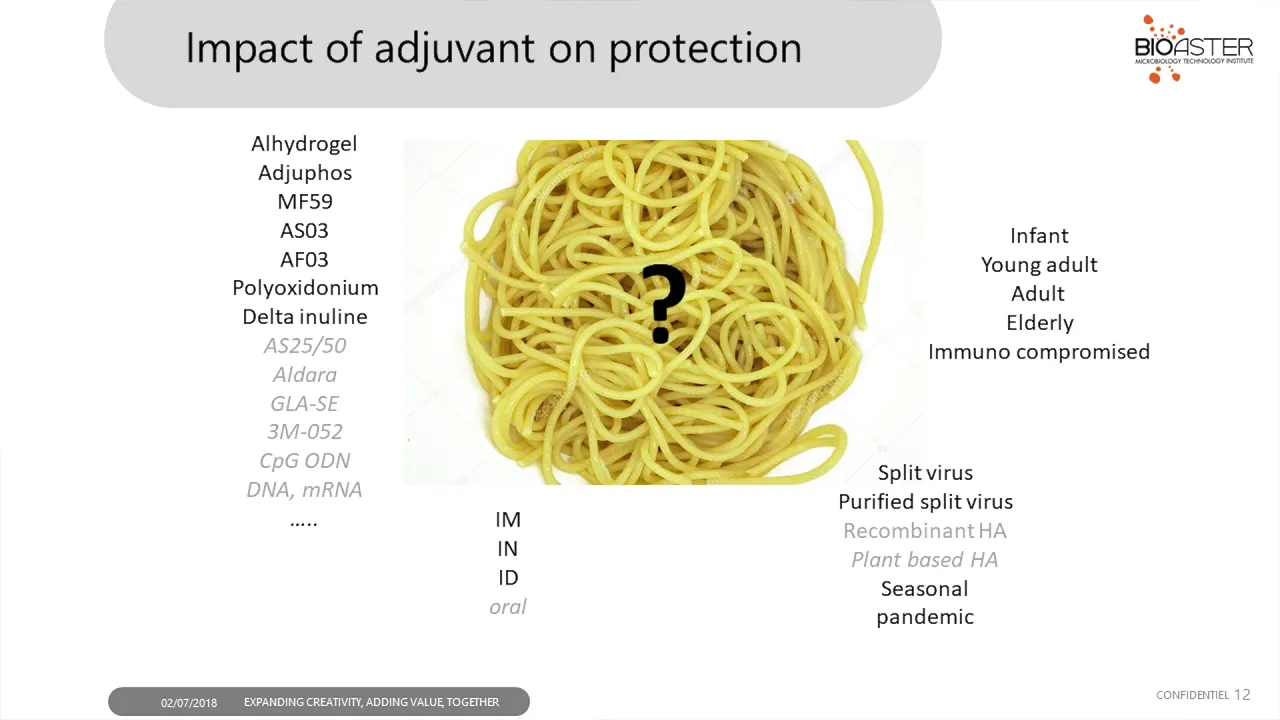 Nathalie Garcon - Adjuvants Today and Tomorrow, For Whom and For What