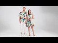Lost in Paradise Couple s Matching Hawaiian Outfits by Hawaii Hangover