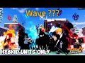 Hybrid Units Only vs Air Infinite Mode in All Star Tower Defense