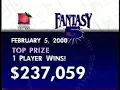 Georgia Lottery Cash 4 And Fantasy 5 Top Prize Bumper February 6 2000