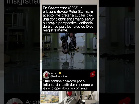 En Constantine (2005), el cristiano devoto Peter Stormare aceptó interpretar a Lucifer bajo una...