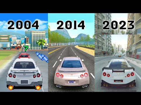 Download MP3 Evolution of All Asphalt Games - Asphalt 1 to Asphalt 9: Legend Android & iOS {2004-2023}