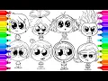 Inside Out 2 Cute Version Coloring Page How to Color All Emotions