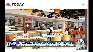 Today show-themed cafe to open at Universal Orlando Resort