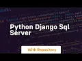 python django sql server