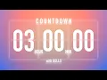 3 Hours Countdown Timer Flip Clock Bells