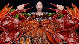 초대형 가을 꽃게🦀 문어 짜장 해물찜 먹방 GIANT Autumn Crab & Octopus Black Bean Seafood Steamer Mukbang Ssoyoung ASMR