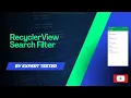 How to Filter RecyclerView using SearchView Kotlin tutorial