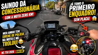 🔥 Moto Zero KM Sem Placa… e Já Me Pararam!