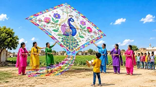“His Kite Was Stolen, So His 6 Sisters Built Him a 20-Foot Giant Kite! 😱🪁❤️”