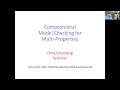 HYPER 2021 Orna Grumberg on Compositional Model Checking for Multi-Properties