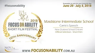 Carrie's Speech film thumbnail