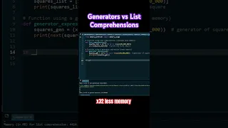 Python Generators Vs List Save Memory Like A Pro Using Generators