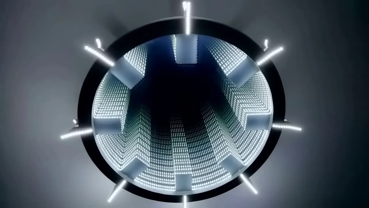 3D LED Люстра своими руками Modern Infinity mirror chandelier DIY