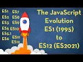 The JavaScript Evolution - ES1 1995 -ES12 2021 History Of