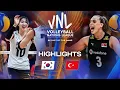 Korea 🇰🇷 vs. Türkiye 🇹🇷 - Highlights | Week 2 | Women's VNL 2025