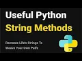 Python String methods Python Tutorial for Beginners 10 Coding Tricks
