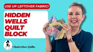 Transform Your Leftover Jelly Roll Or Binding Strips Into A Stunning Hidden Wells Quilt Block!
