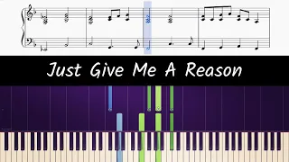 Download How to play piano part of Just Give Me A Reason by Pink and Nate Ruess MP3