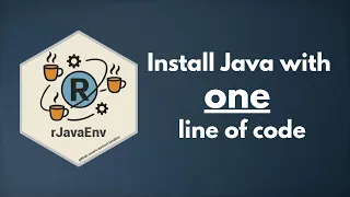 How to Install Java JDK with ONE Line of Code Only - rJavaEnv Package