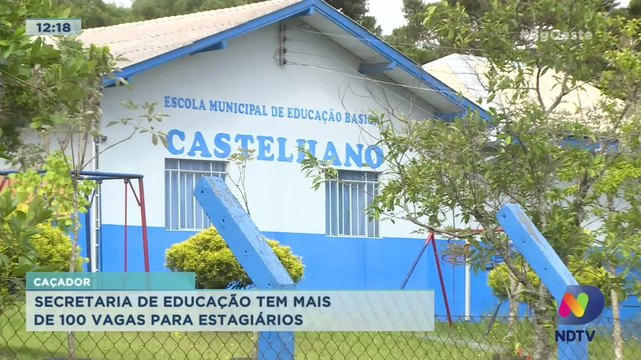 Secretaria de Educação de Caçador divulga mais de 100 vagas de estágio