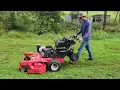 Gravely 48 Walk Behind Mower Operating