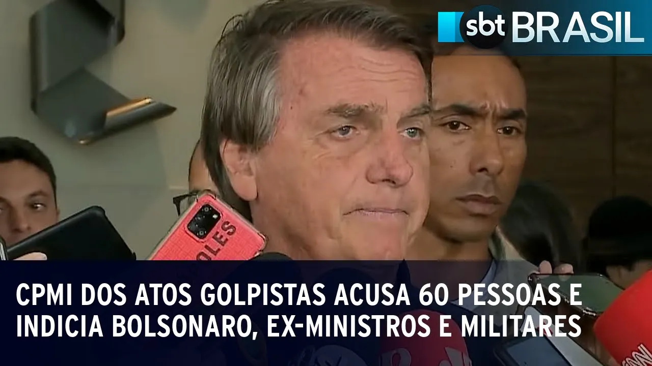 Relatora da CPMI pede indiciamento de Bolsonaro, ex-ministros e militares | SBT Brasil (17/10/23)