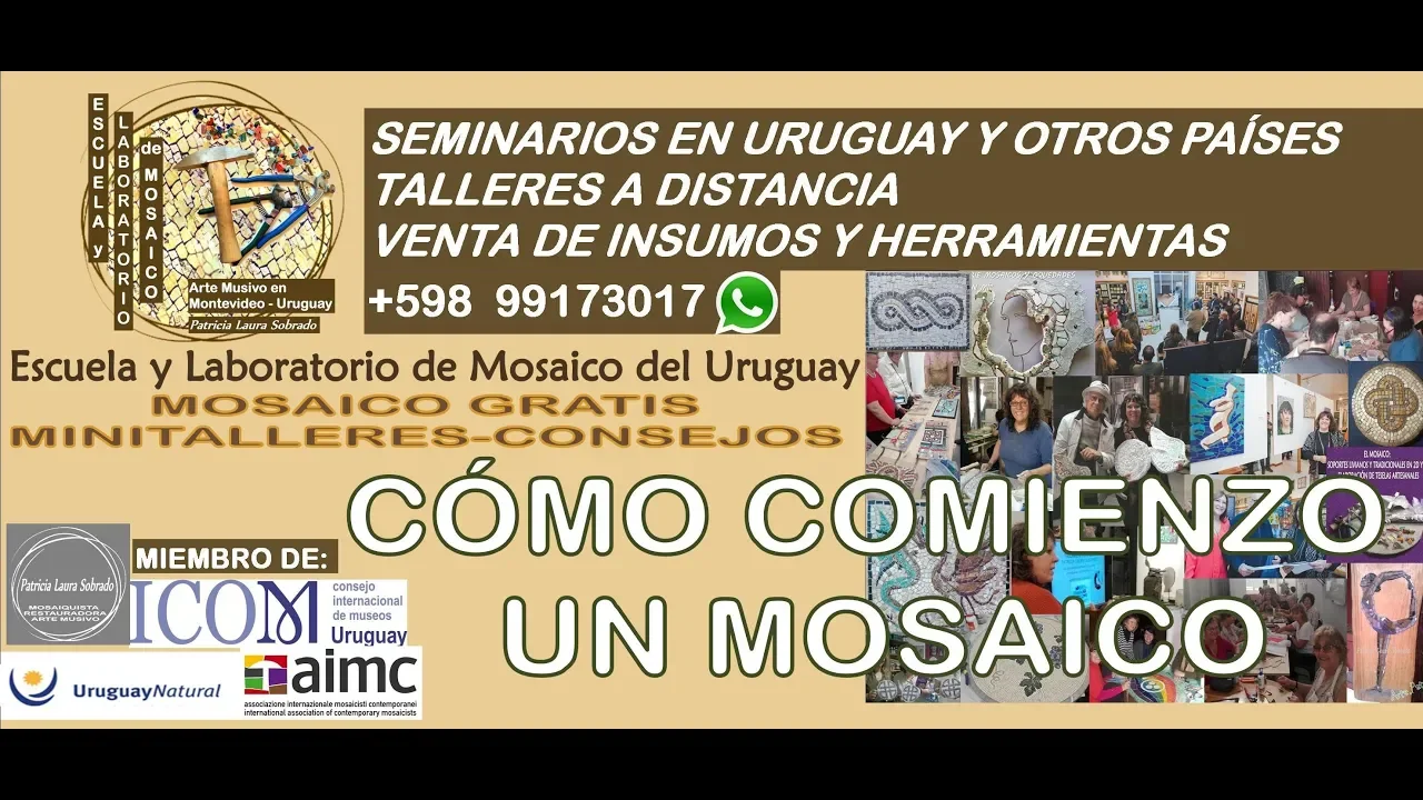 CÓMO COMIENZO UN MOSAICO: PRESENTACIÓN BÁSICA PARA PRINCIPIANTES