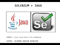 Core Java Part-3 For Selenium Constructor Array List Encapsulation Polymorphism All