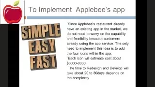Applebees app