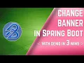 How to create Custom Banner in Spring Boot balaji
