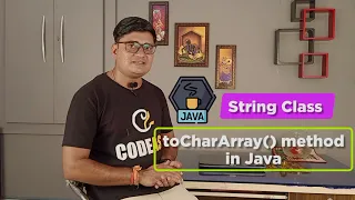 Java String toCharArray method How to convert toCharArray to string in Java
