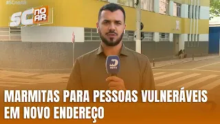 Novo local em Floripa para entrega de marmitas a pessoas vulneráveis