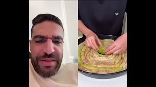 زينب عملتلى بيتزا محشى الكرنب 