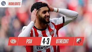 PSV Eindhoven 4-3 FC Utrecht ESPECTACULO TOTAL El PSV esta un paso de CONQUISTAR la Eredivisie