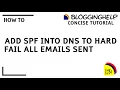 How to add a hard fail SPF record into SPF