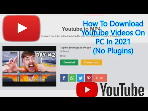 Download MP3 How To Download Youtube Videos On PC In 2021 Both MP3 And MP4 (No Plugins)