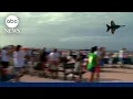 Navy to investigate Blue Angels jet flying low over beachgoers