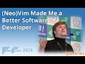 Neo Vim Made Me a Better Software Developer
