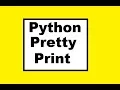 Python Pretty Print pprint
