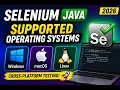 9 Different Operating Systems supported by Selenium Selenium Java 2026